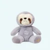Peluche douce paresseux respirant