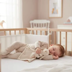 Peluche doudou éléphant ou lapin beige