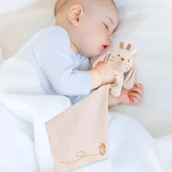 Peluche doudou éléphant ou lapin beige