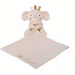 Peluche doudou éléphant ou lapin beige