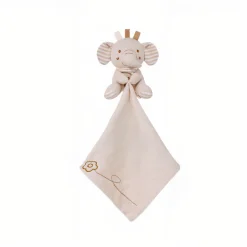 Peluche doudou éléphant ou lapin beige