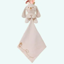 Peluche doudou éléphant ou lapin beige