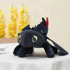 Peluche dragon Krokmou noir