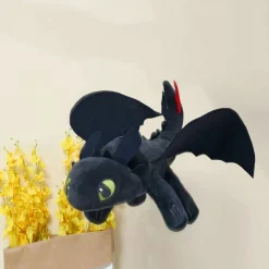 Peluche dragon Krokmou noir