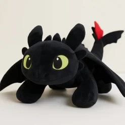 Peluche dragon Krokmou noir