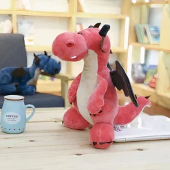 Peluche Dragon rose