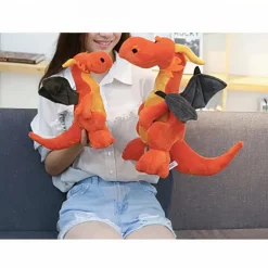 Peluche Dragon rouge