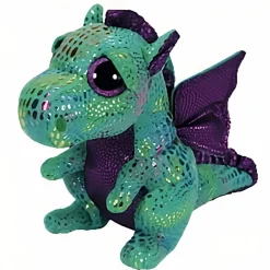 Peluche dragon TY vert et violet