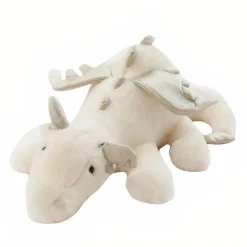 Peluche dragon volant blanc