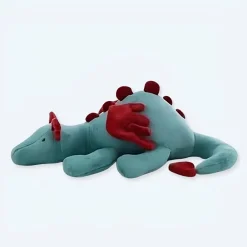 Peluche dragon volant bleu