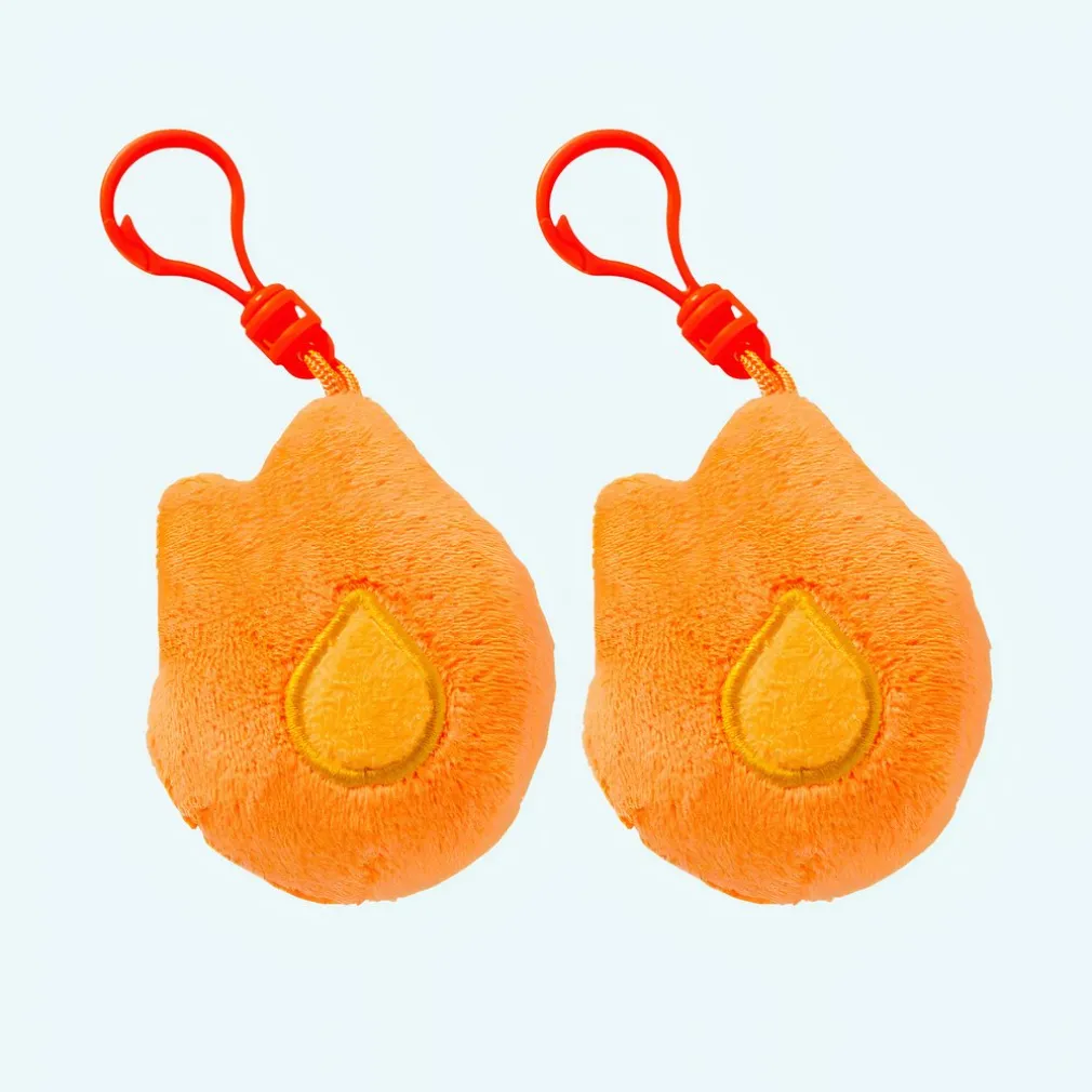 Peluche Duolingo – Flamme Streak lot de 2