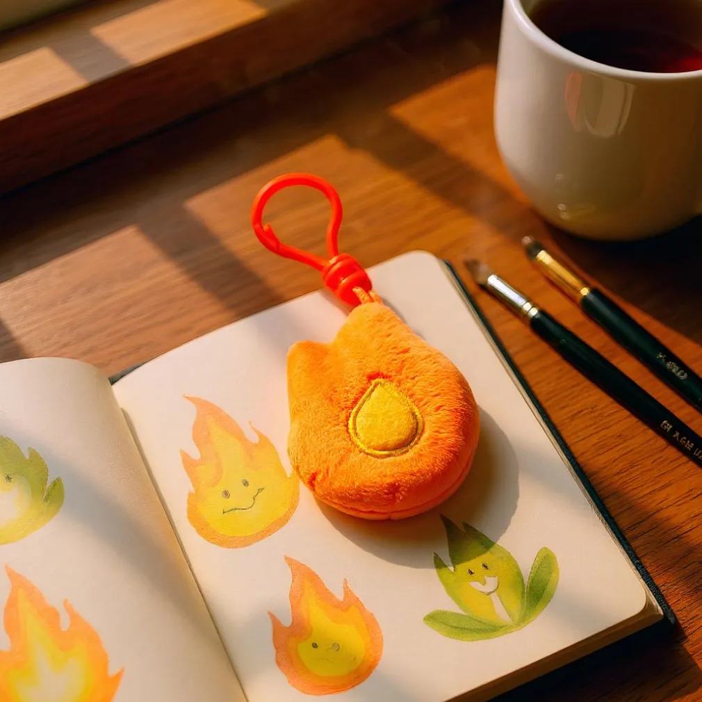Peluche Duolingo – Flamme Streak lot de 2