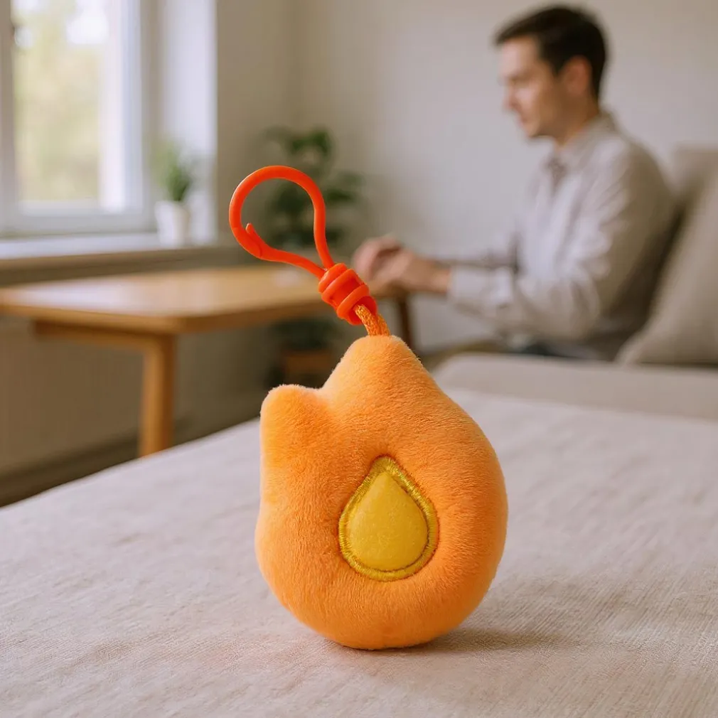 Peluche Duolingo – Flamme Streak lot de 2