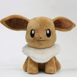 Peluche Evoli déguisée en Pikachu