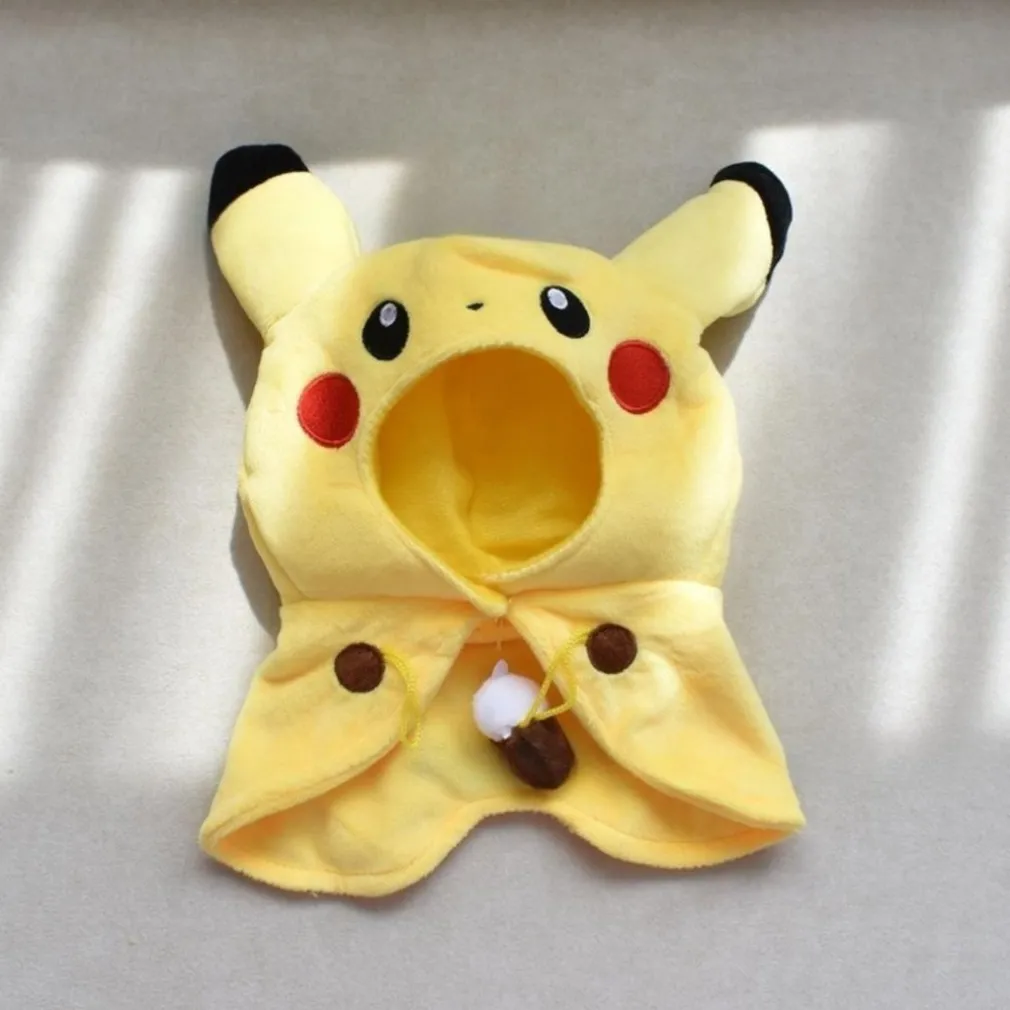Peluche Evoli déguisée en Pikachu