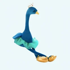 Peluche Flamant Rose bleue