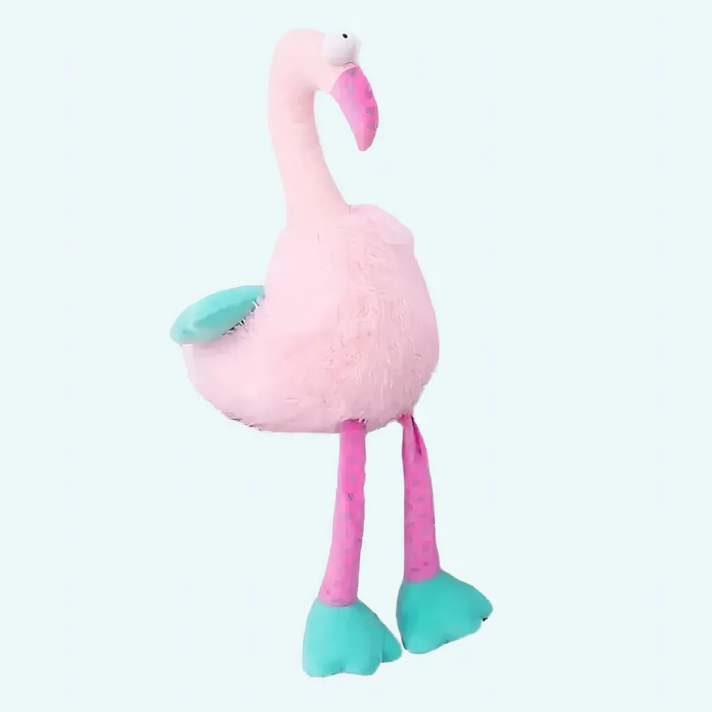 Peluche flamant rose rigolote