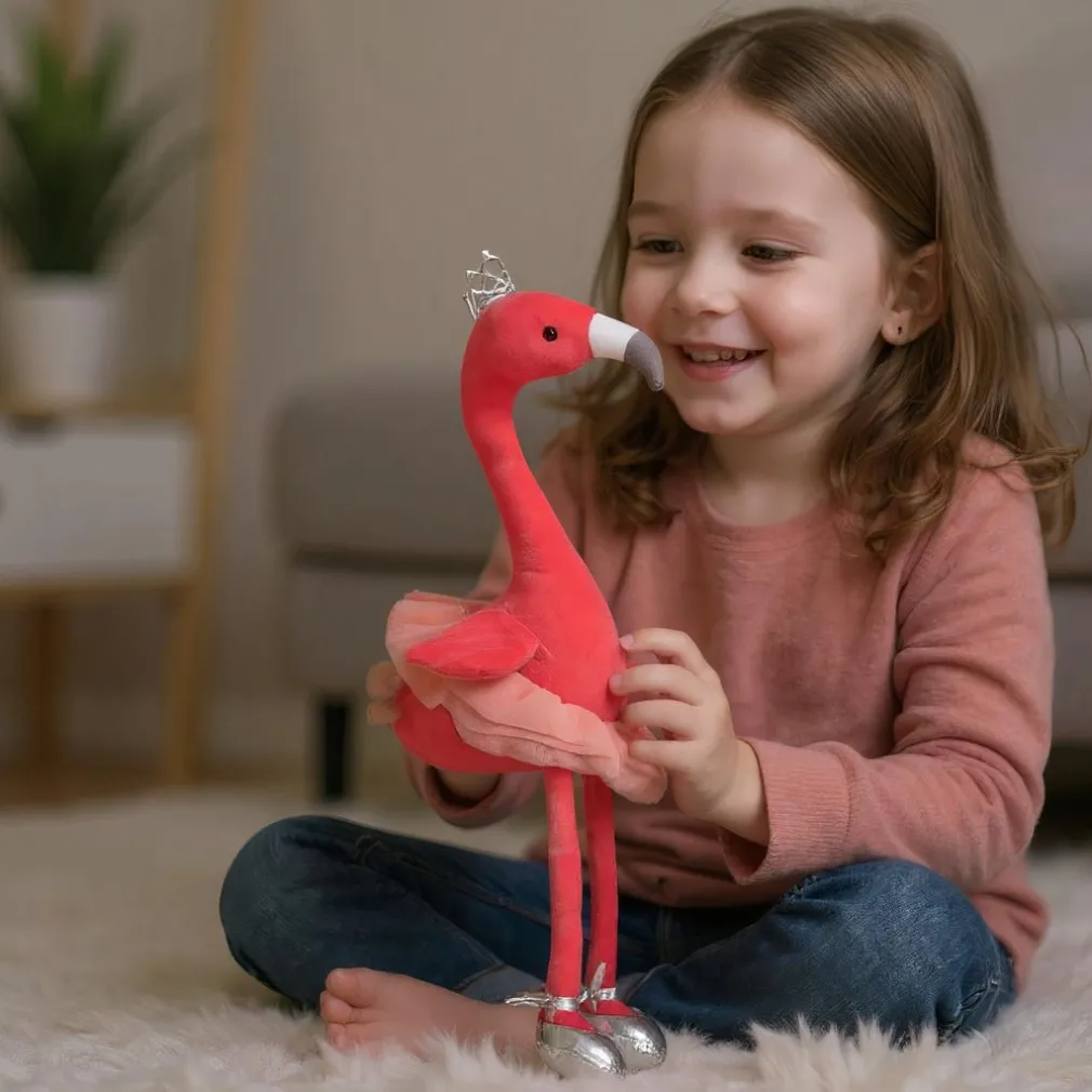 Peluche Flamant Rose rose