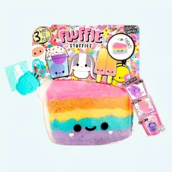 Peluche Fluffie Stuffiez gâteau arc-en-ciel