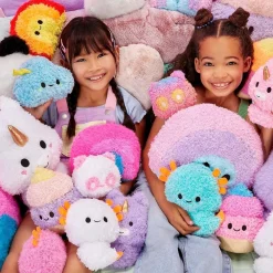 Peluche Fluffie Stuffiez gâteau arc-en-ciel