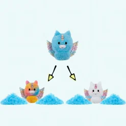 Peluche Fluffie Stuffiez licorne bleu