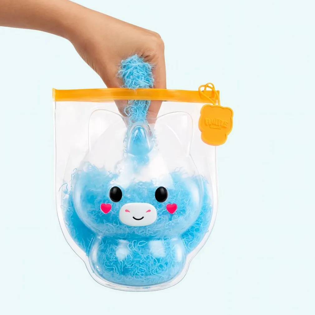 Peluche Fluffie Stuffiez licorne bleu
