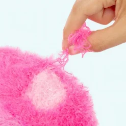 Peluche Fluffie Stuffiez arc-en-ciel rose et bleu