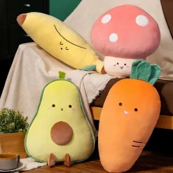 Peluche fruit en forme de banane