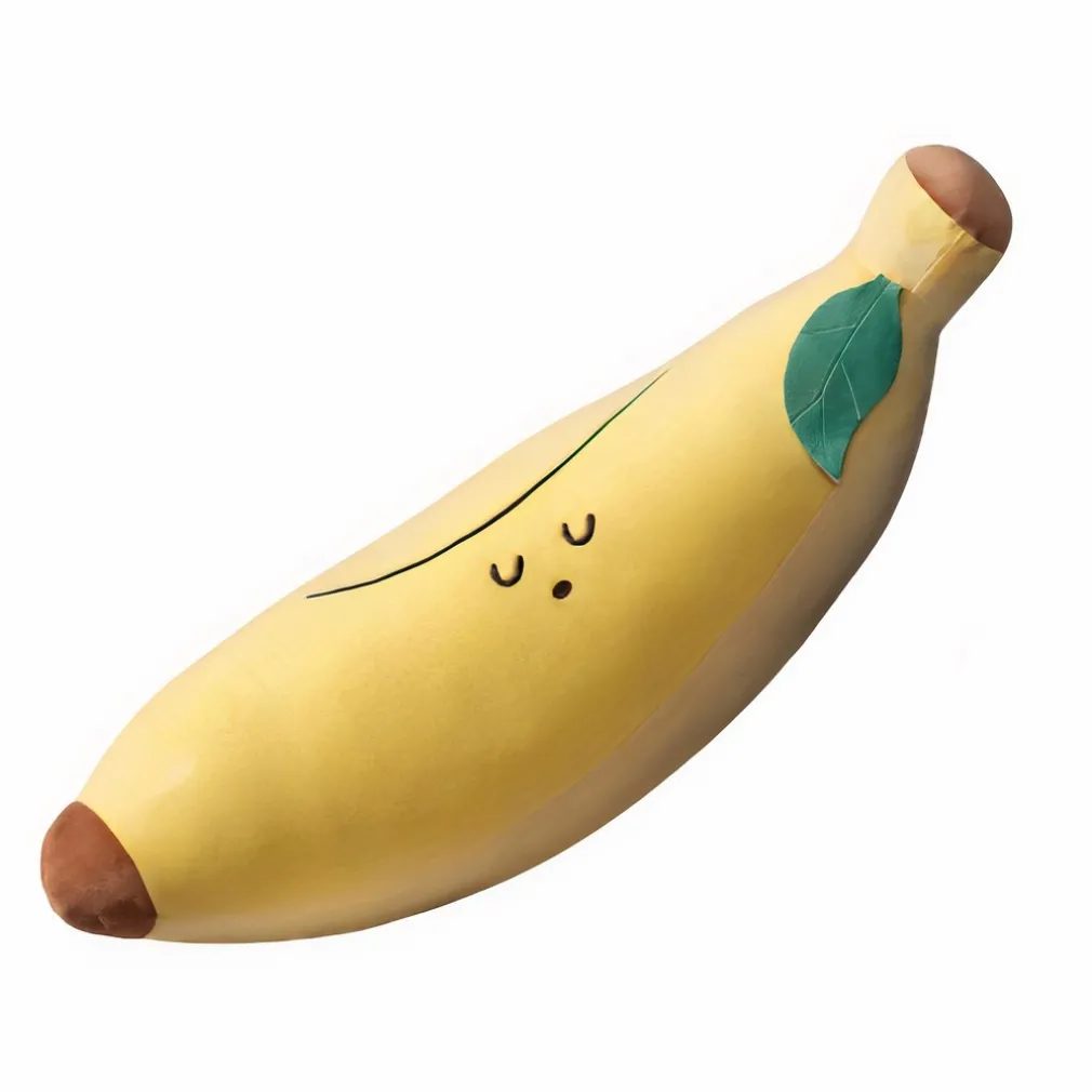 Peluche fruit en forme de banane