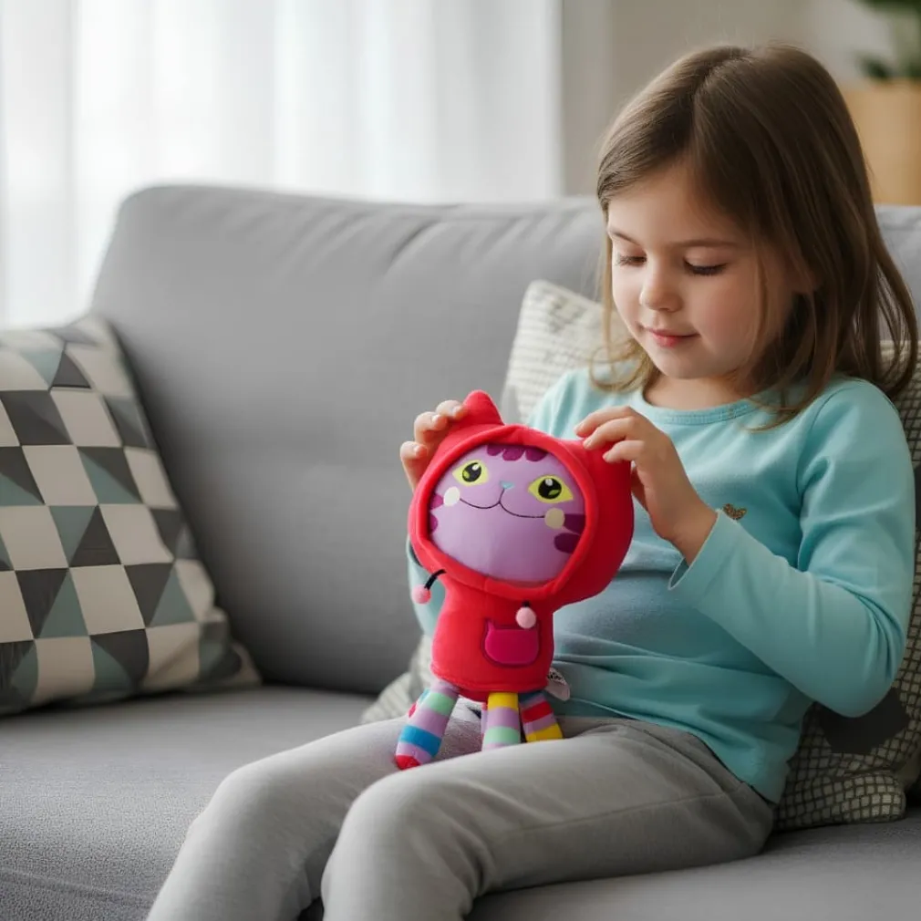 Peluche Gabby Chat personnage DJ Miaou