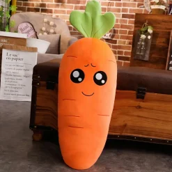 Peluche géante carotte timide