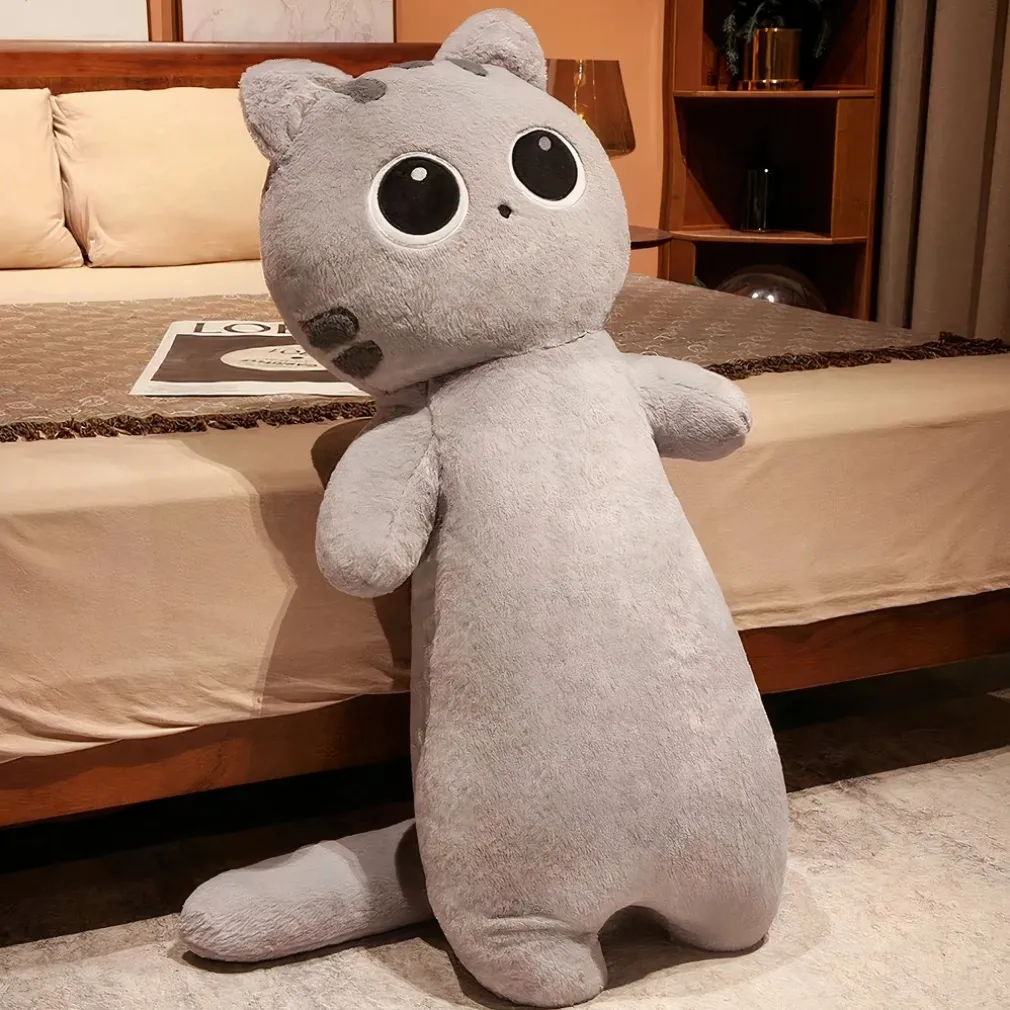 Peluche géante chat