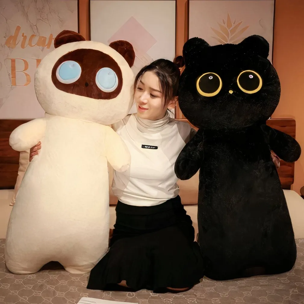 Peluche géante chat