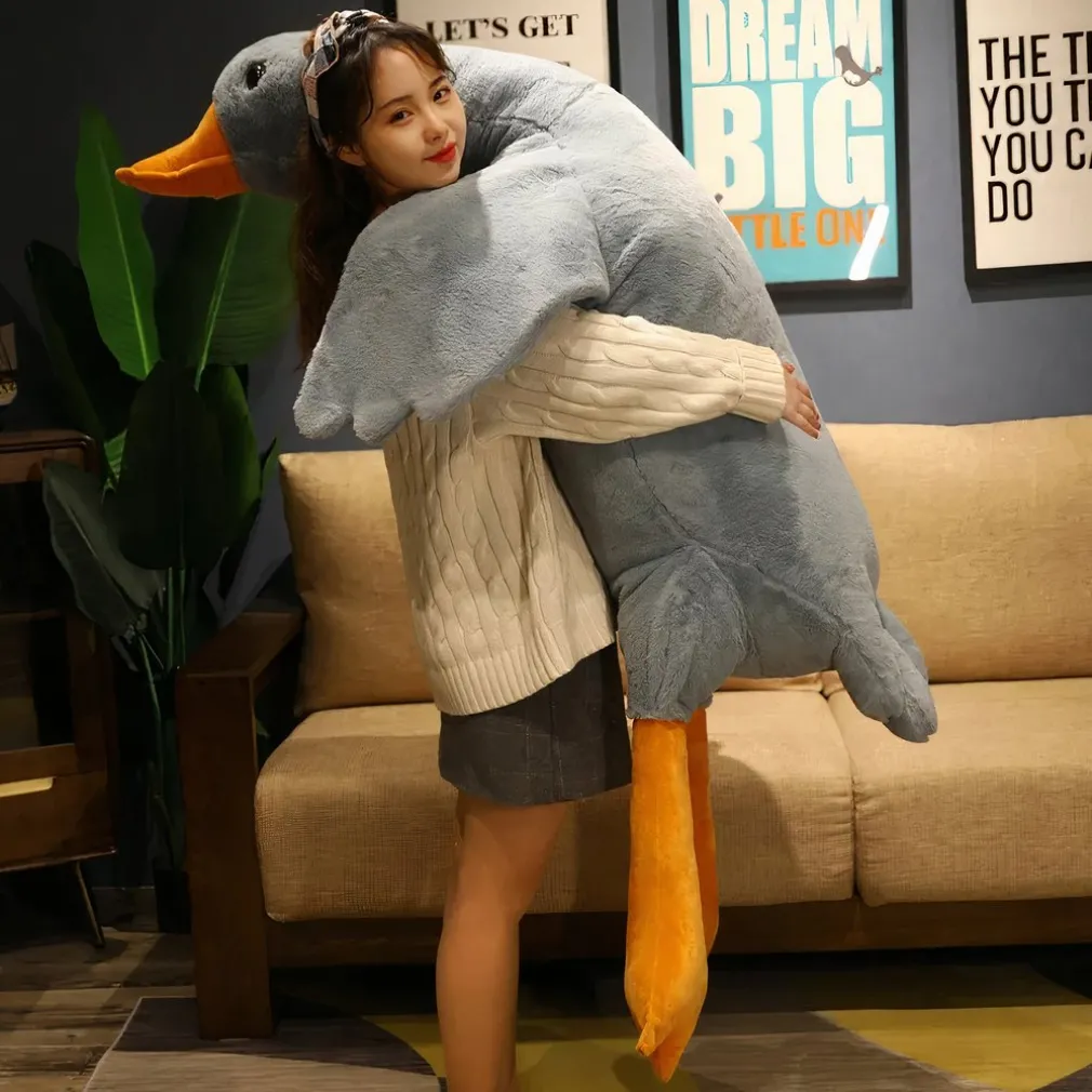 Peluche géante de canard