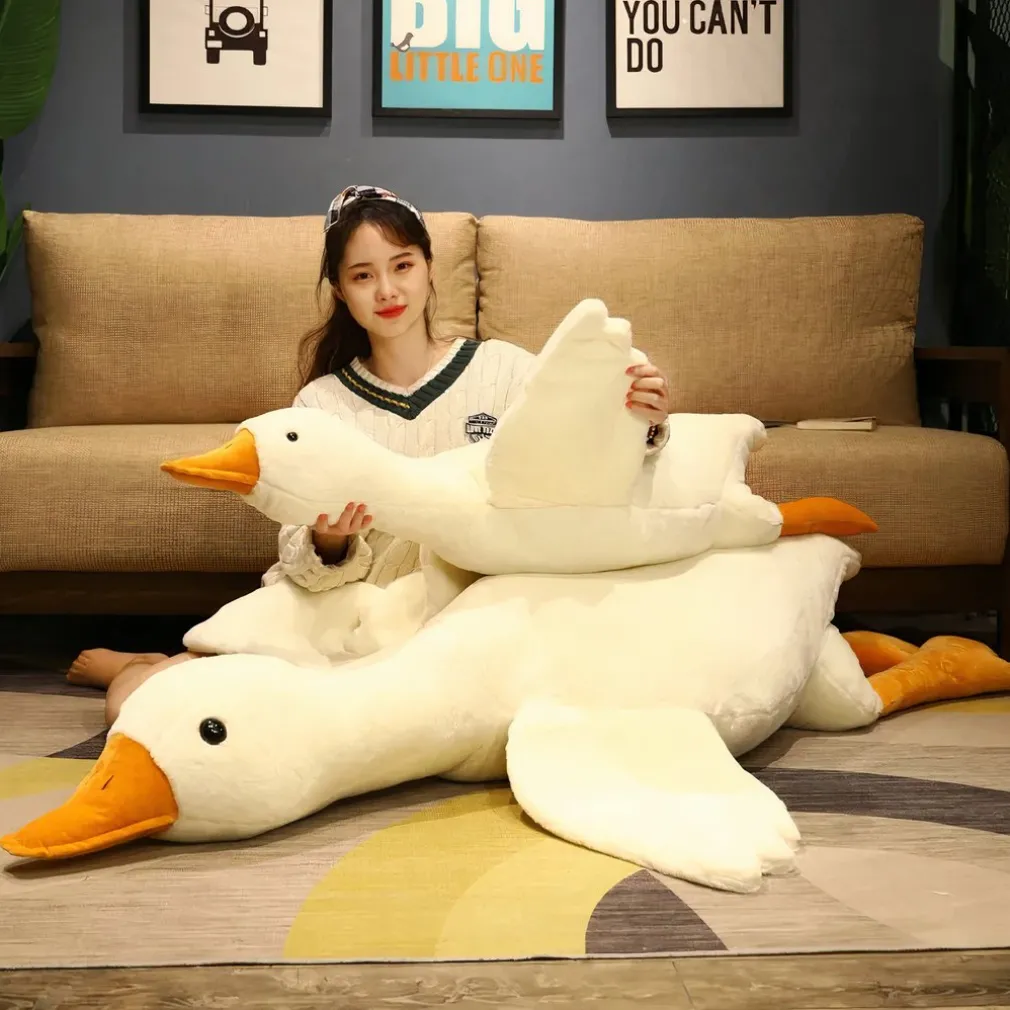 Peluche géante de canard