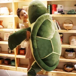 Peluche géante de tortue verte