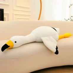 Peluche géante flamant rose ou blanc