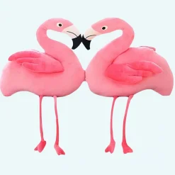 Peluche géante flamant rose