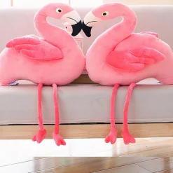 Peluche géante flamant rose