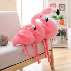 Peluche géante flamant rose