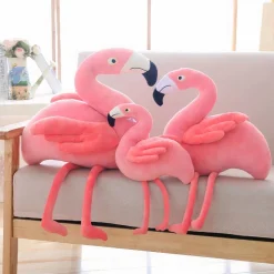 Peluche géante flamant rose