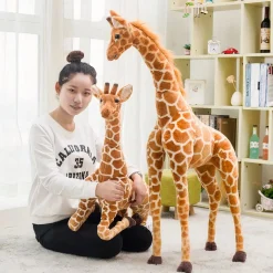Peluche géante girafe