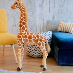 Peluche géante girafe