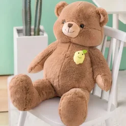 Peluche géante ours marron