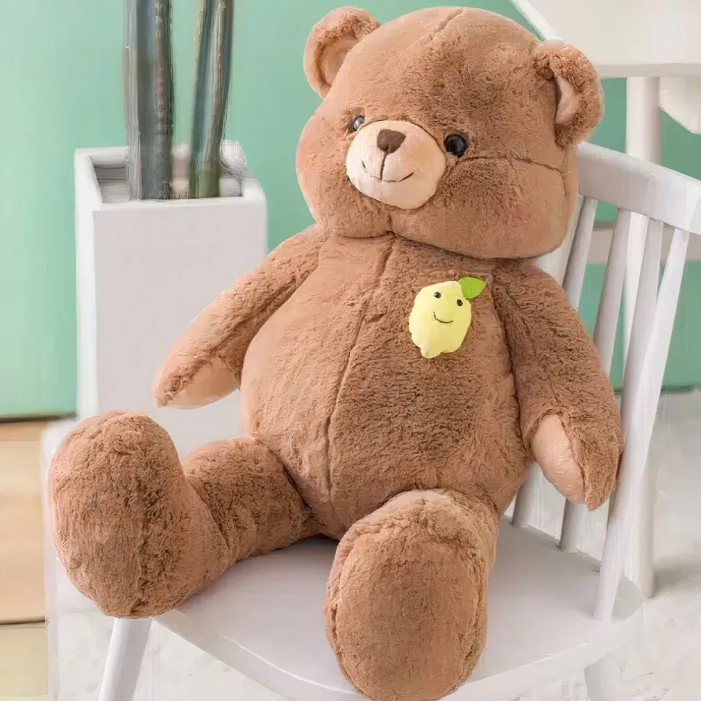 Peluche géante ours marron