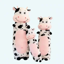 Peluche GÉANTE vache tachetée