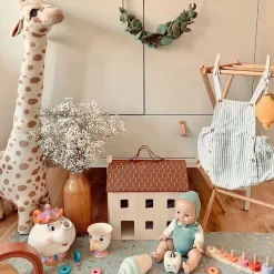Peluche girafe câline