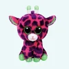 Peluche girafe TY rose et verte