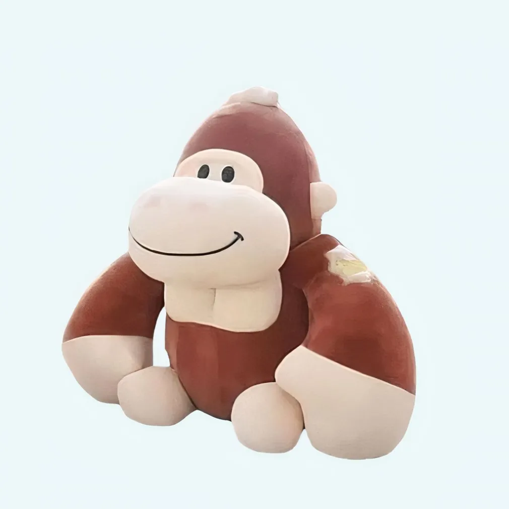 Peluche gorille marron