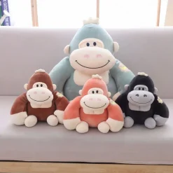 Peluche gorille marron